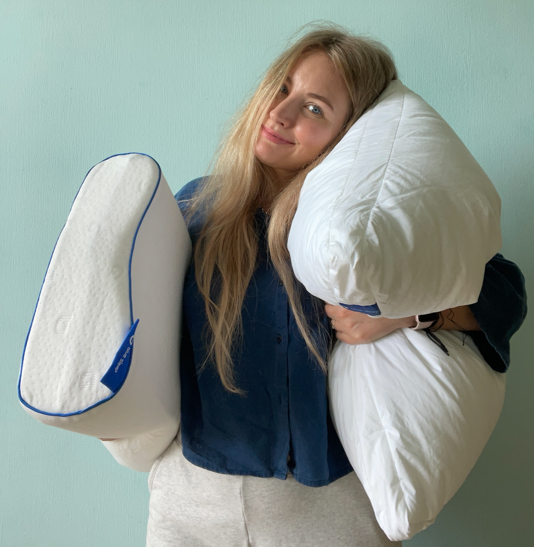 Подушка в подушке, подушка с ортопедической поддержкой шеи… Обзор  нашумевших подушек Blue Sleep 🤔 | Анна Денисова | Дзен