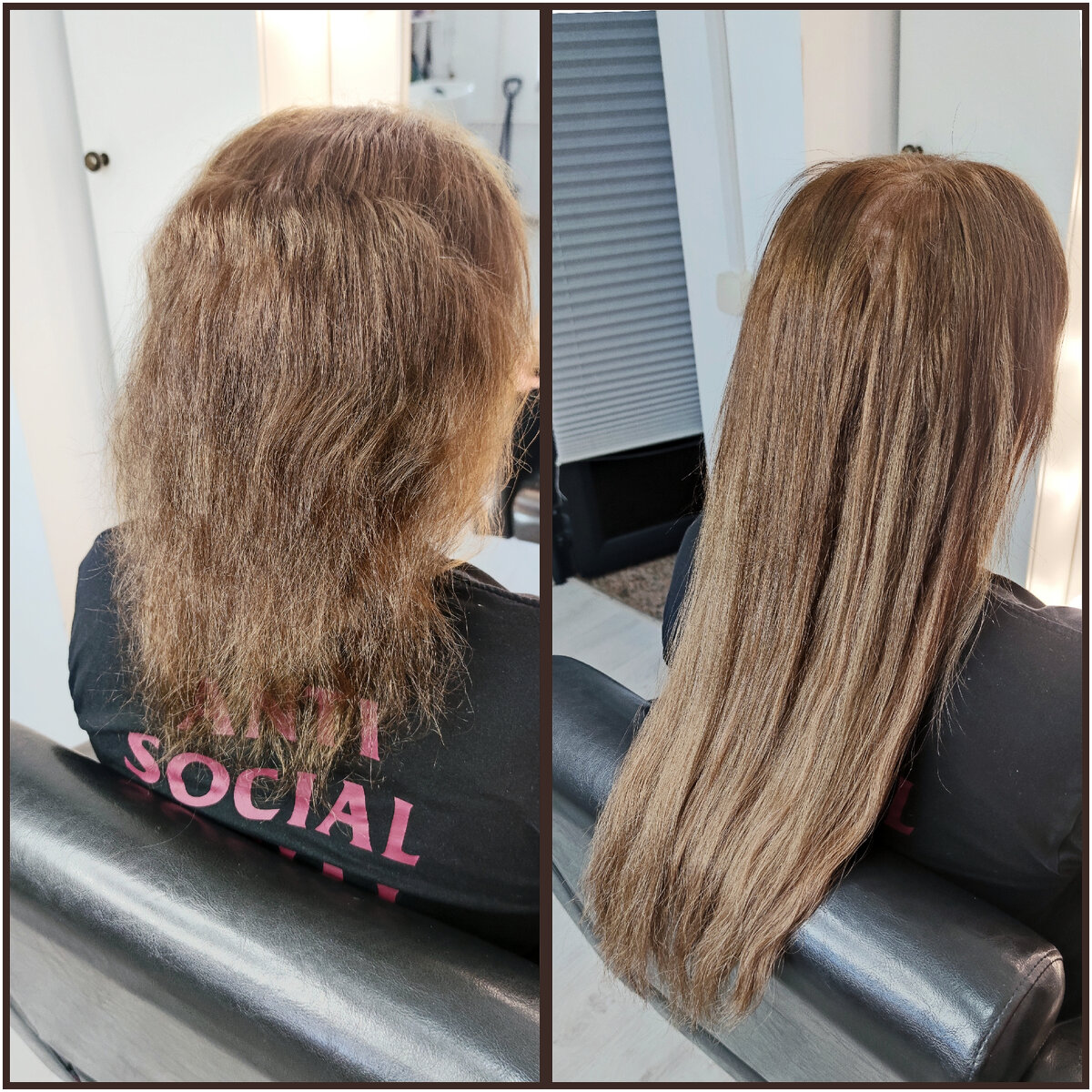 До/после наращивания