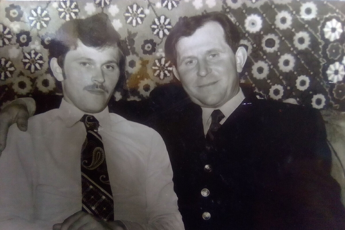 Отец и сын. Рославль. 70-е