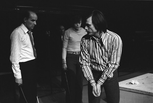 Репетиция «Гамлета»: Тарковский, Солоницын, Караченцев | Фото: story.ru 