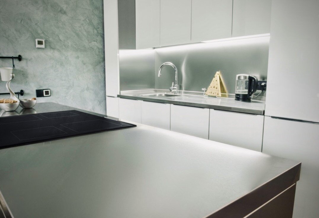 Столешница из нержавеющей стали AWELT