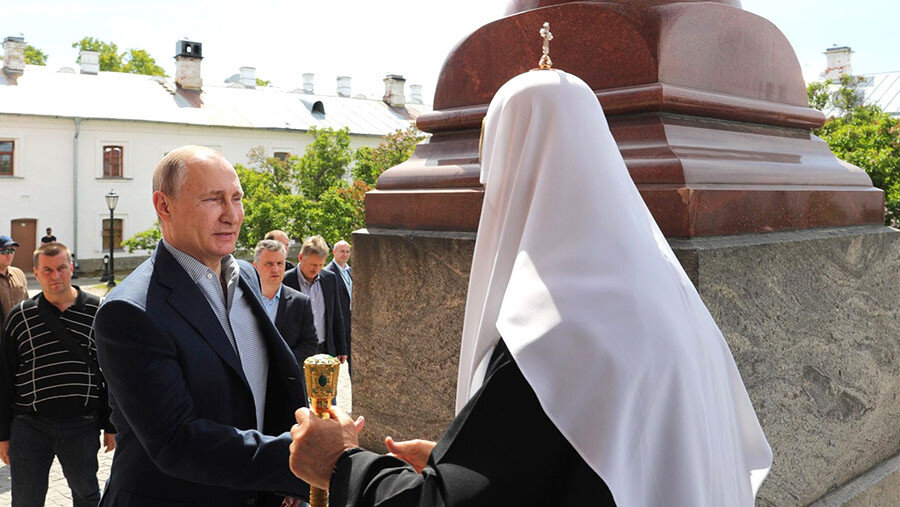 Владимир Путин и Патриарх Кирилл