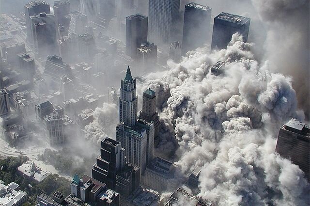 Редкие фото теракта 11 сентября. Люди и город.