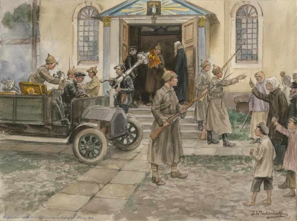 Иван Владимиров. Реквизиция церковного имущества в Петрограде (1922 г.)
