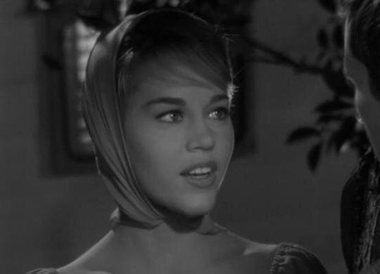 
В роли Джун Райдер. Фильм «Невероятная история», 1960 год