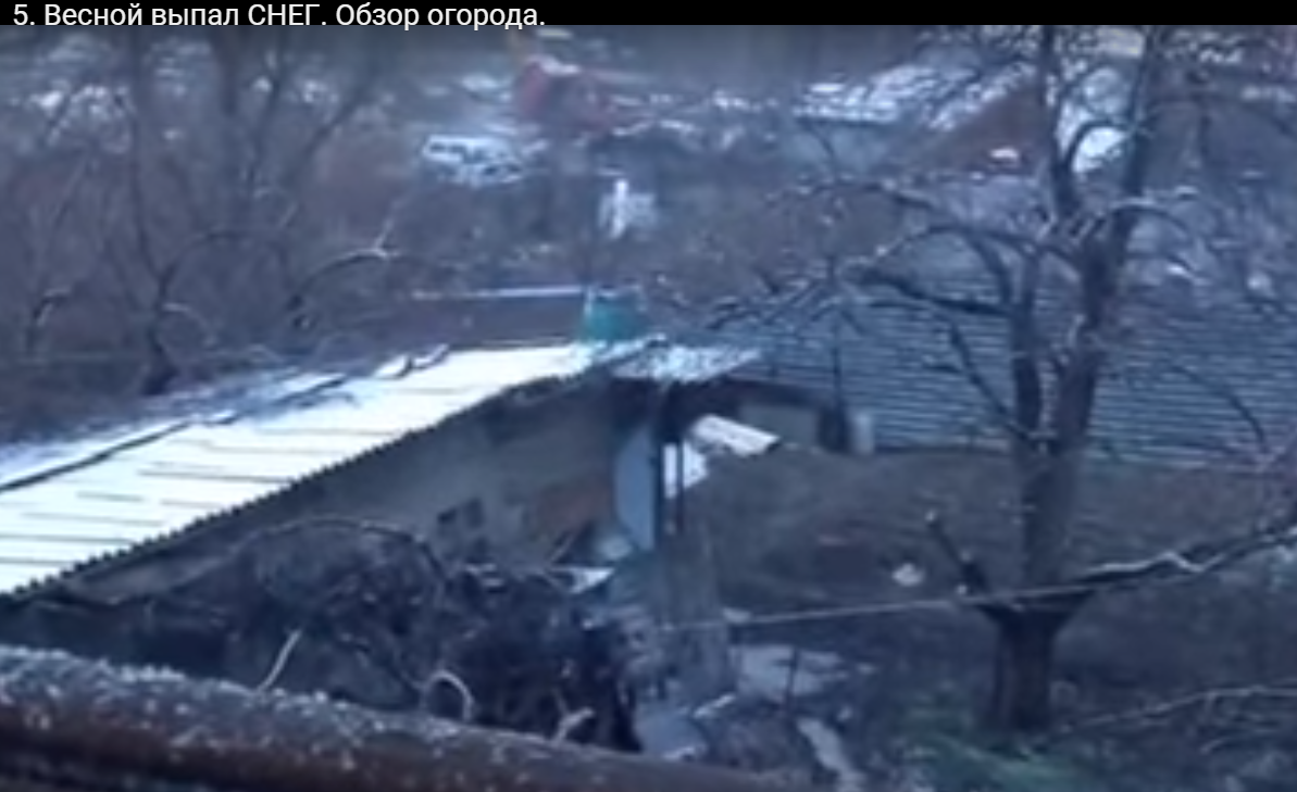14 марта вечером пошел снежок