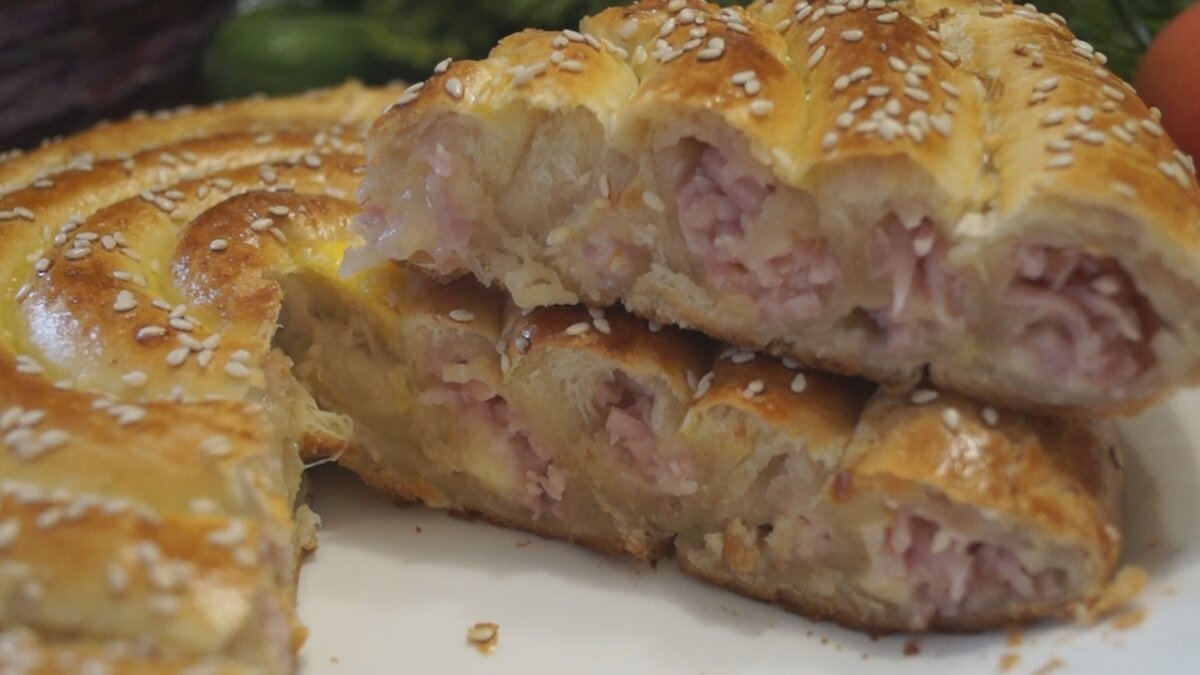 Пирог от Натальи Калининой с фаршем