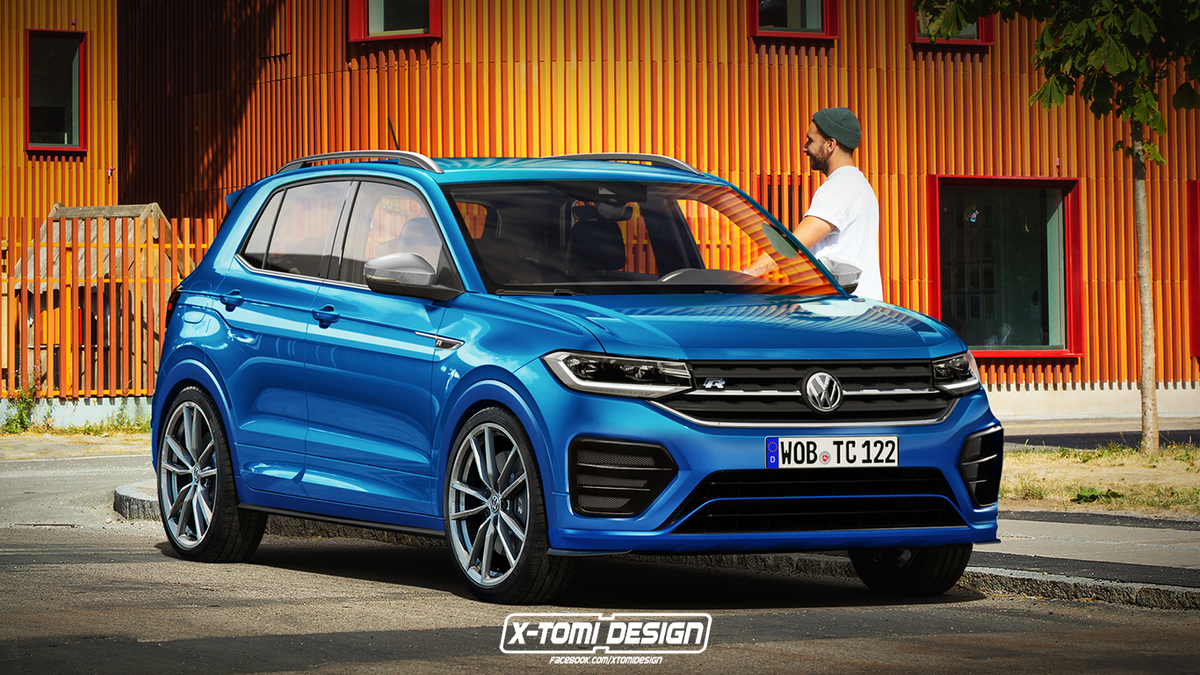 Рендер Volkswagen T-Cross R от X-Tomi Design