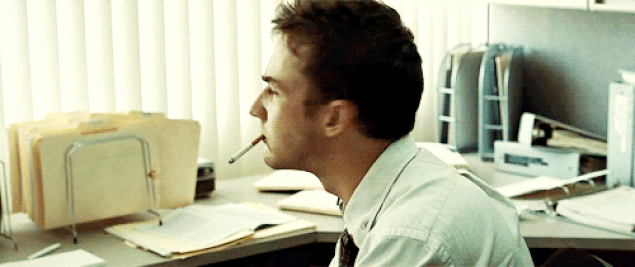 Кадр из фильма Fight Club, 1999