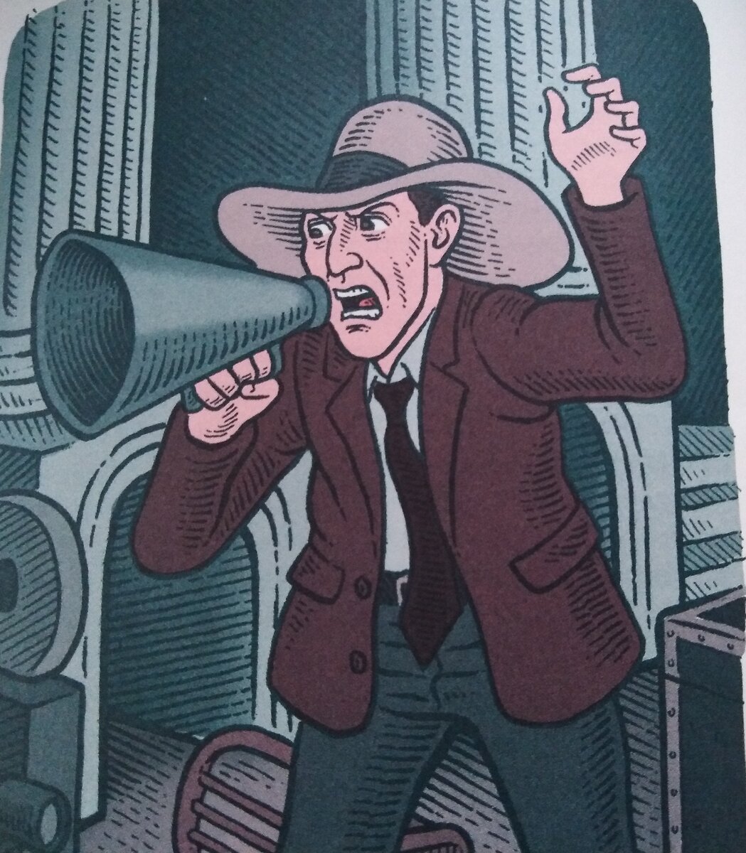 Иллюстрация Марио Зукка ("Тайная жизнь великих кинорежиссёров") 