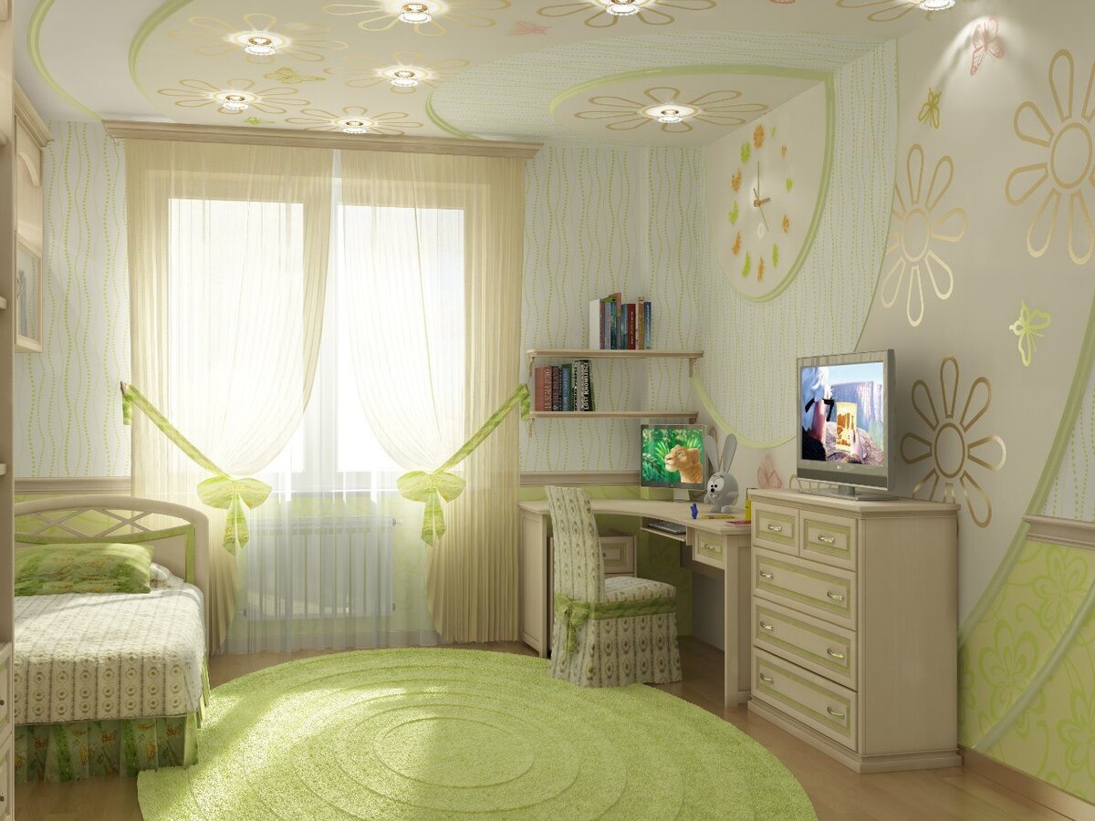 Дизайн комнаты для девочки - 100 фото идей оформления интерьера комнаты девушек