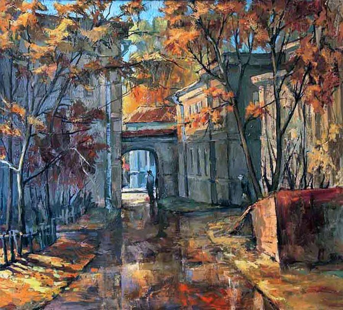 Картина осенний вечер