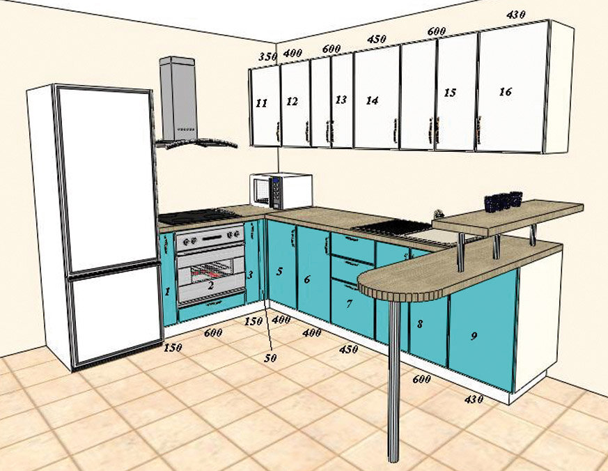 Проект кухни