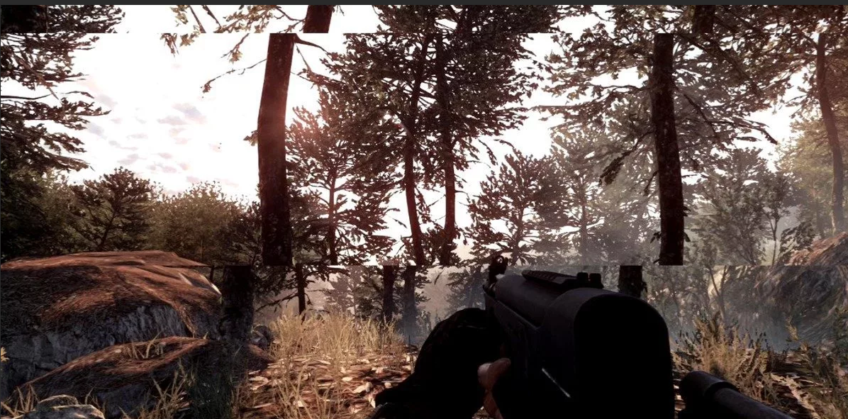 Тот самый эффект разрыва кадров. Чем динамичнее картинка и больше действий в секунду, тем больше он мешает игроку. Но отвечает за это в большей степени вертикальная синхронизация, нежели частота обновления.