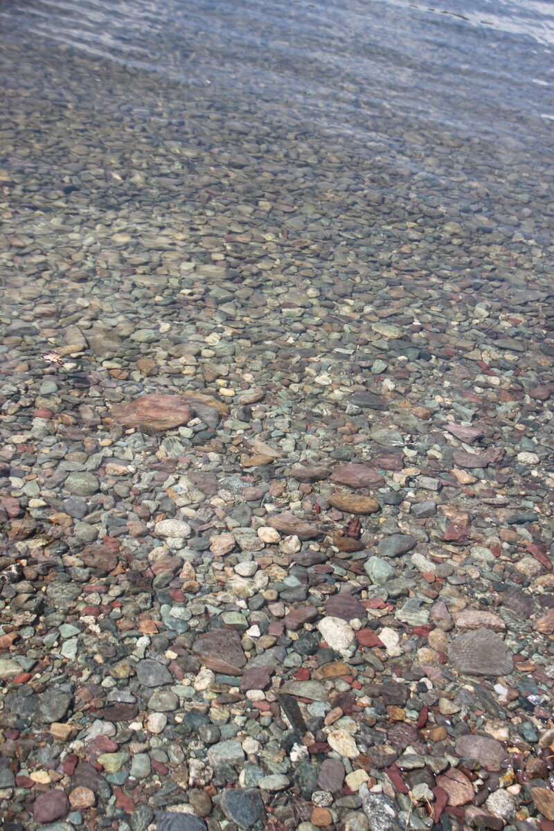 Вода в озере чистейшая