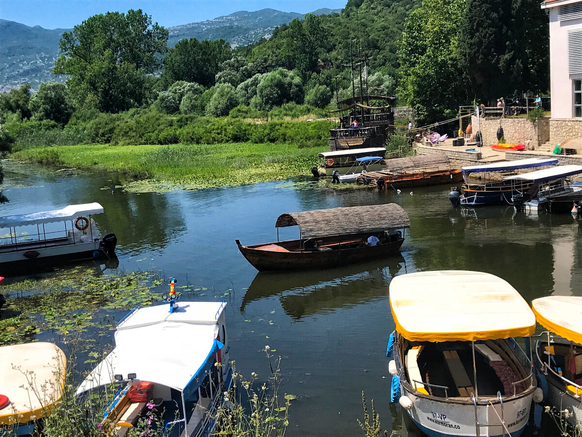 Причал на Скадарском озере