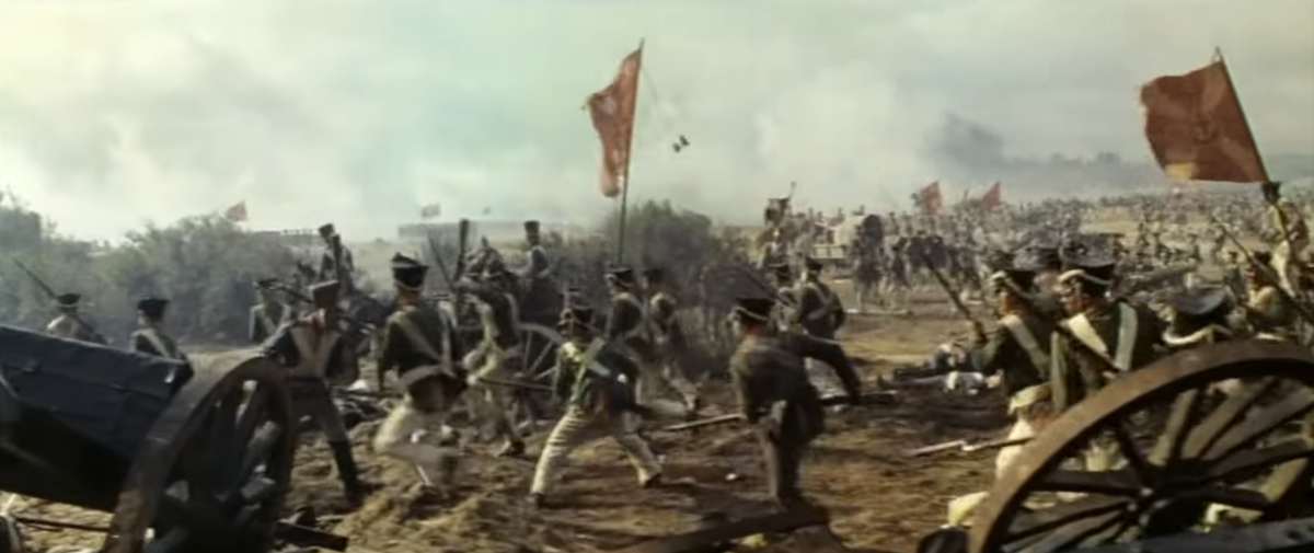 Кадр из экранизации Сергея Бондарчука "Война и мир".