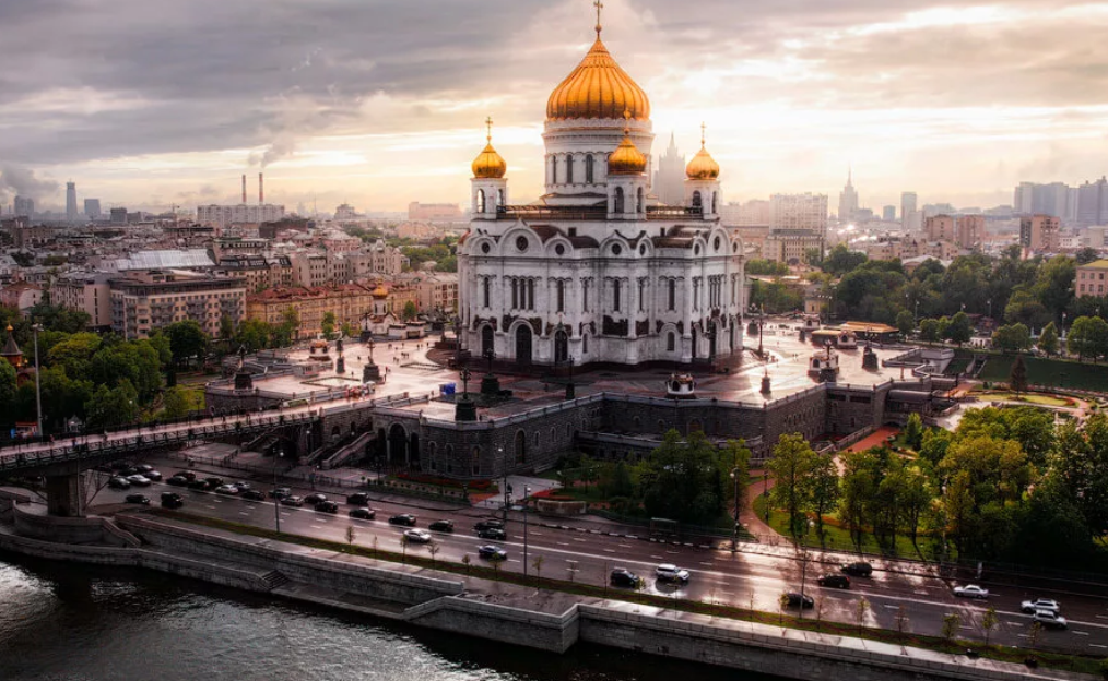 Вид с храма христа спасителя
