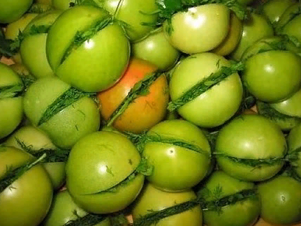 Маринуем зеленые помидоры на зиму (тонкости приготовления)