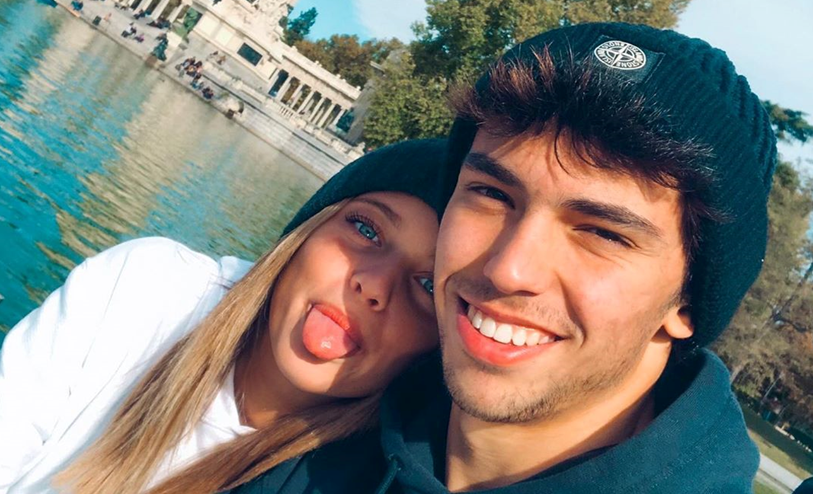 Жоао Феликс со своей девушкой Маргаридой Корсейро