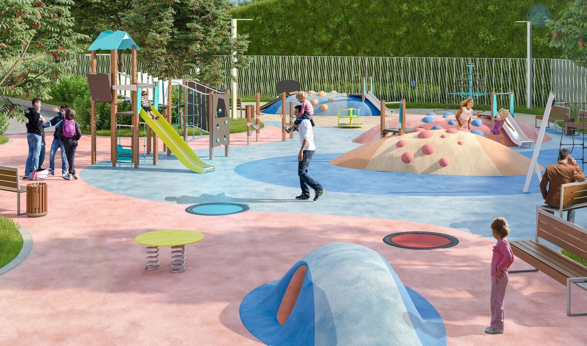 визуализация площадок. детский игровой парк. визуализация площадок. визуализация парка детской площадки. Clever park екатеринбург детская площадка.