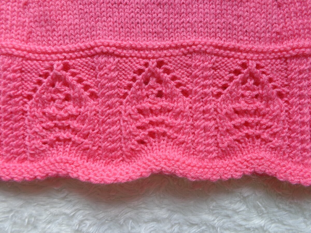 нижняя планка и ажурная кайма