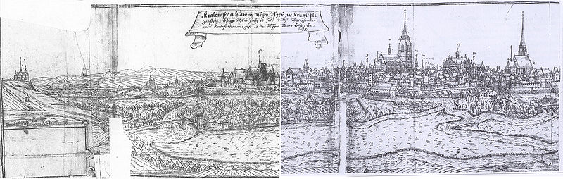 Городской пейзаж, 1602 год.
