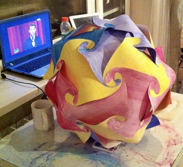 После раскрашивания и сборки