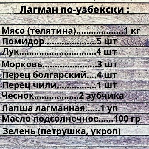 Классический рецепт