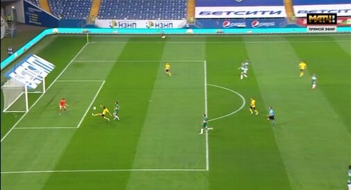 Ростов - Маккаби Хайфа 1-0. Картинка с трансляции на Матч-ТВ