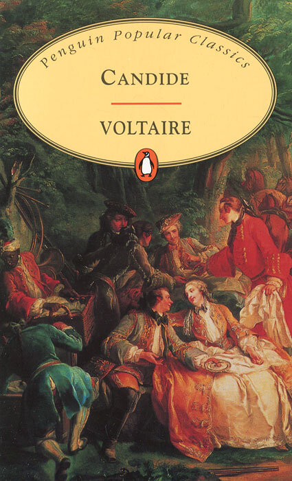 Обложка книги Вольтера "Кандид, или оптимизм".