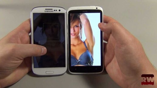 Samsung s3 и HTC one x. Показать видео - обзор самсунг - а 73.. Samsung видео обзор на русском.