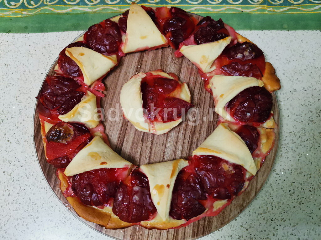 Наш сливовый пирог.