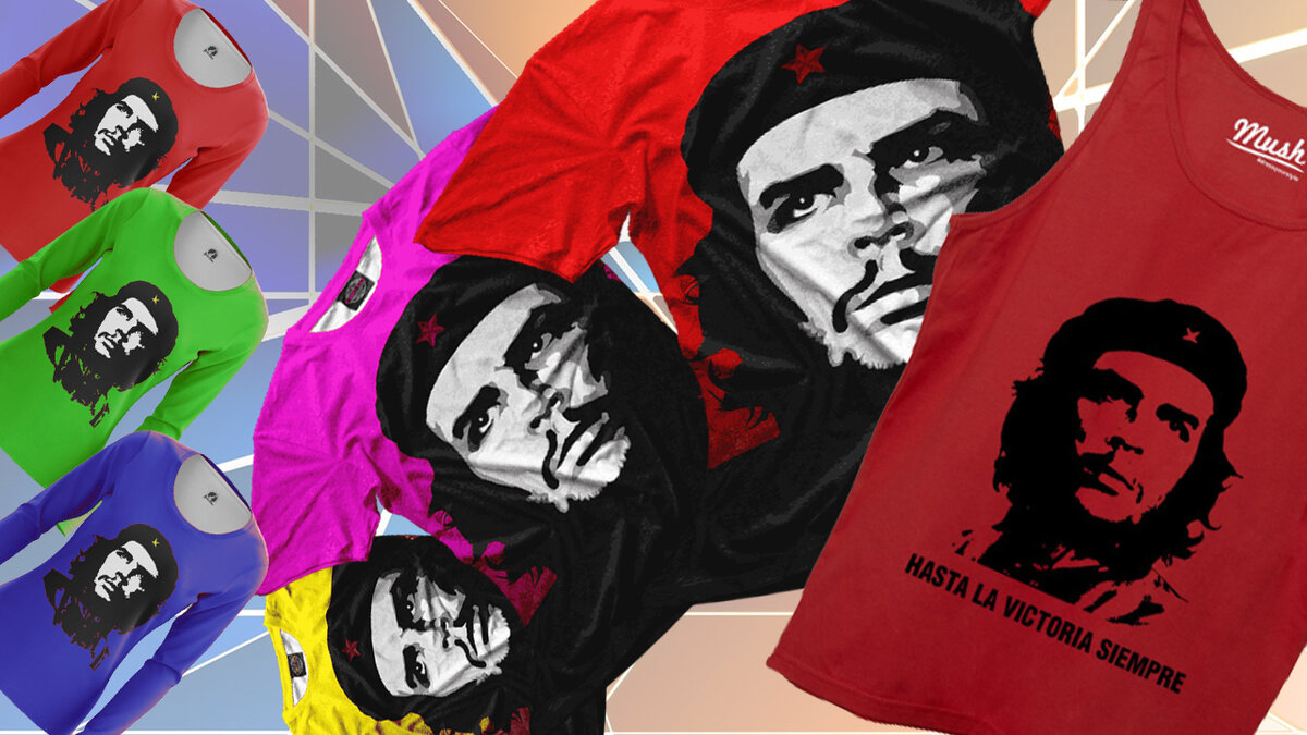 Футболки с изображением Че Гевары и лозунгом «Hasta la Victoria Siempre»