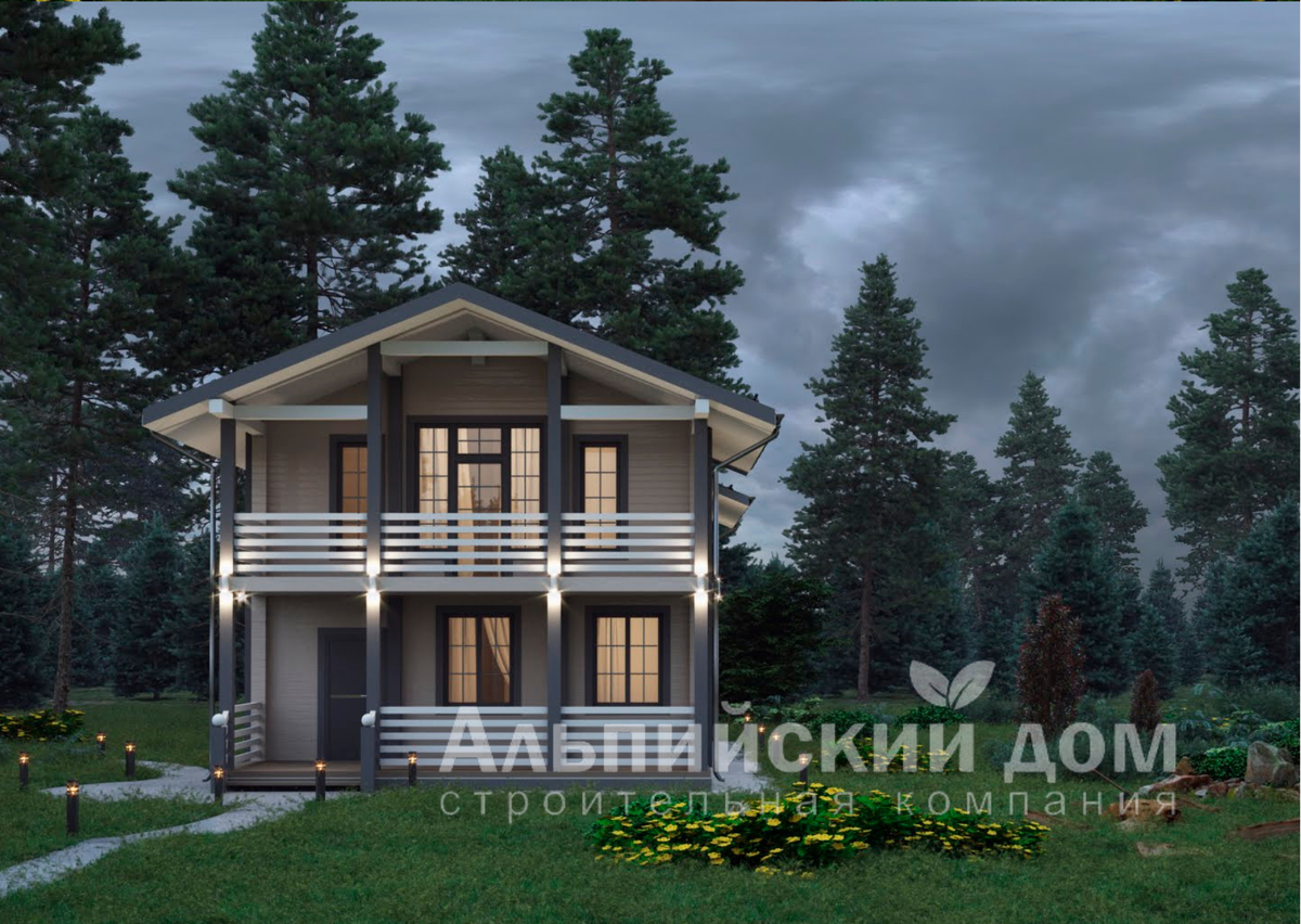 Проект дома-бани в Царевщине