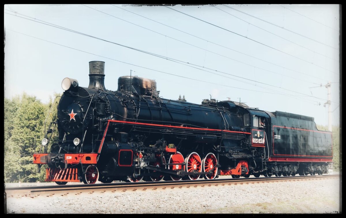 Паровоз ФД20-2109. Щербинка, 2000 год