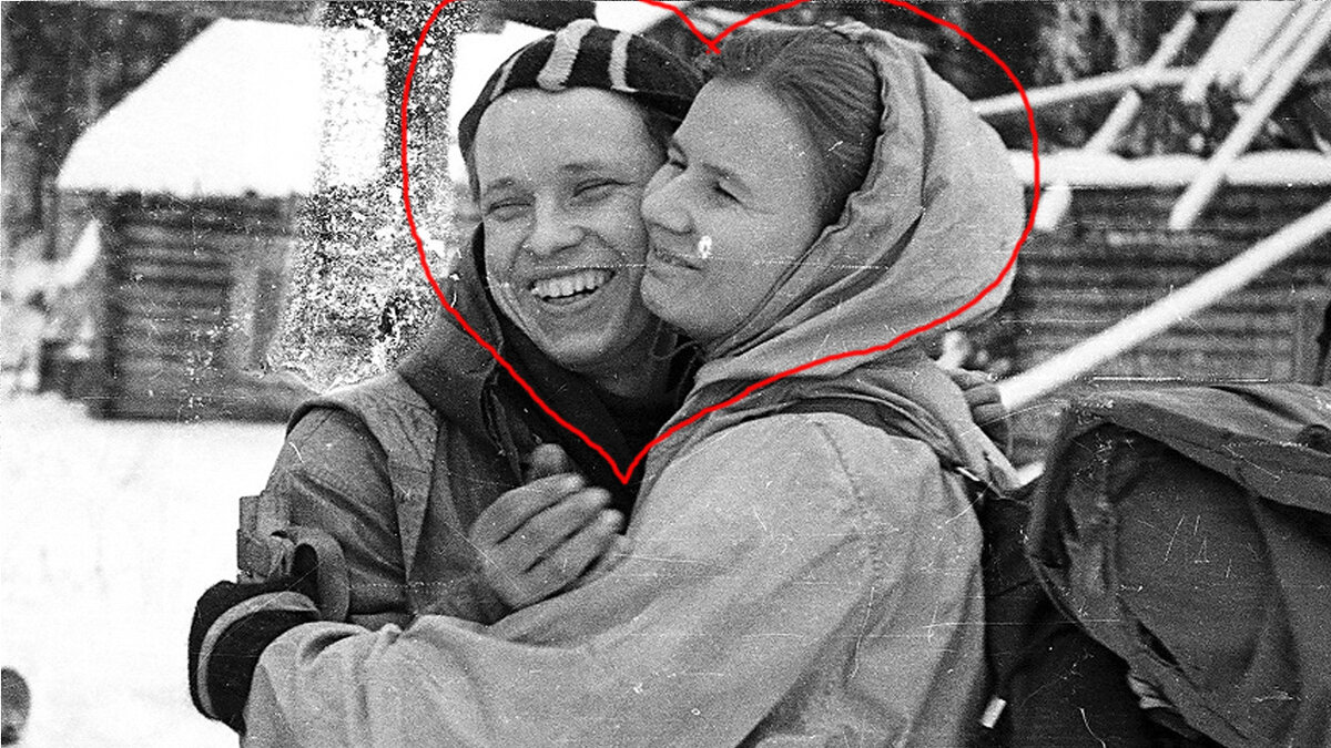 Юра Юдин и Люда Дубинина.
