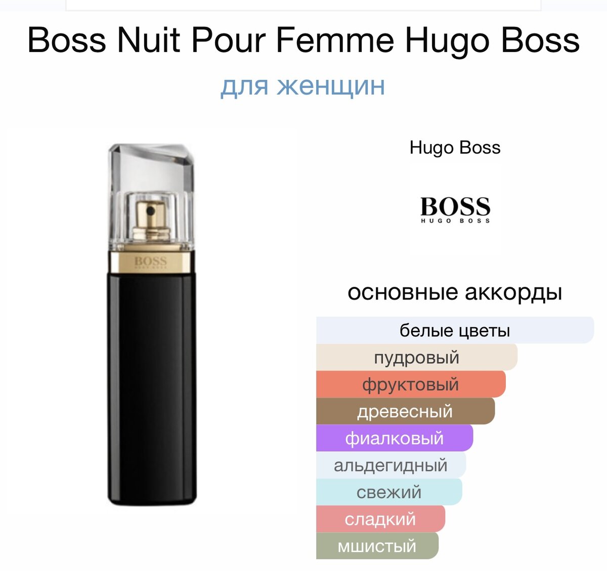 Hugo boss nuit pour femme clearance 100ml