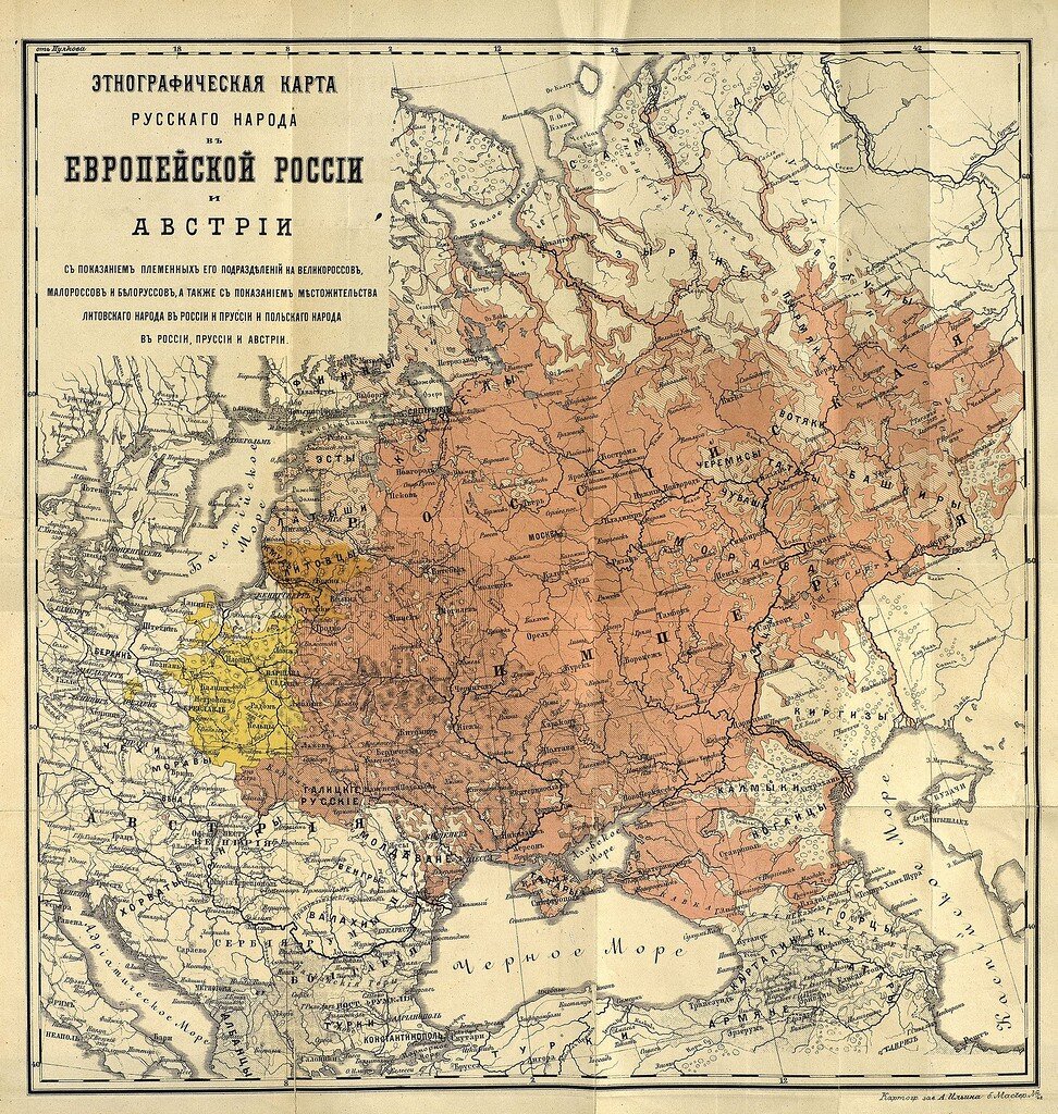 Карта украины 1910 года