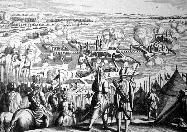 Неизвестный художник. Осада Сигетвара