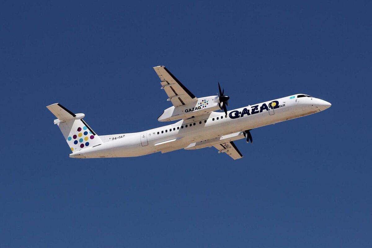 Bombardier Q400 авиакомпании Qazaq Air