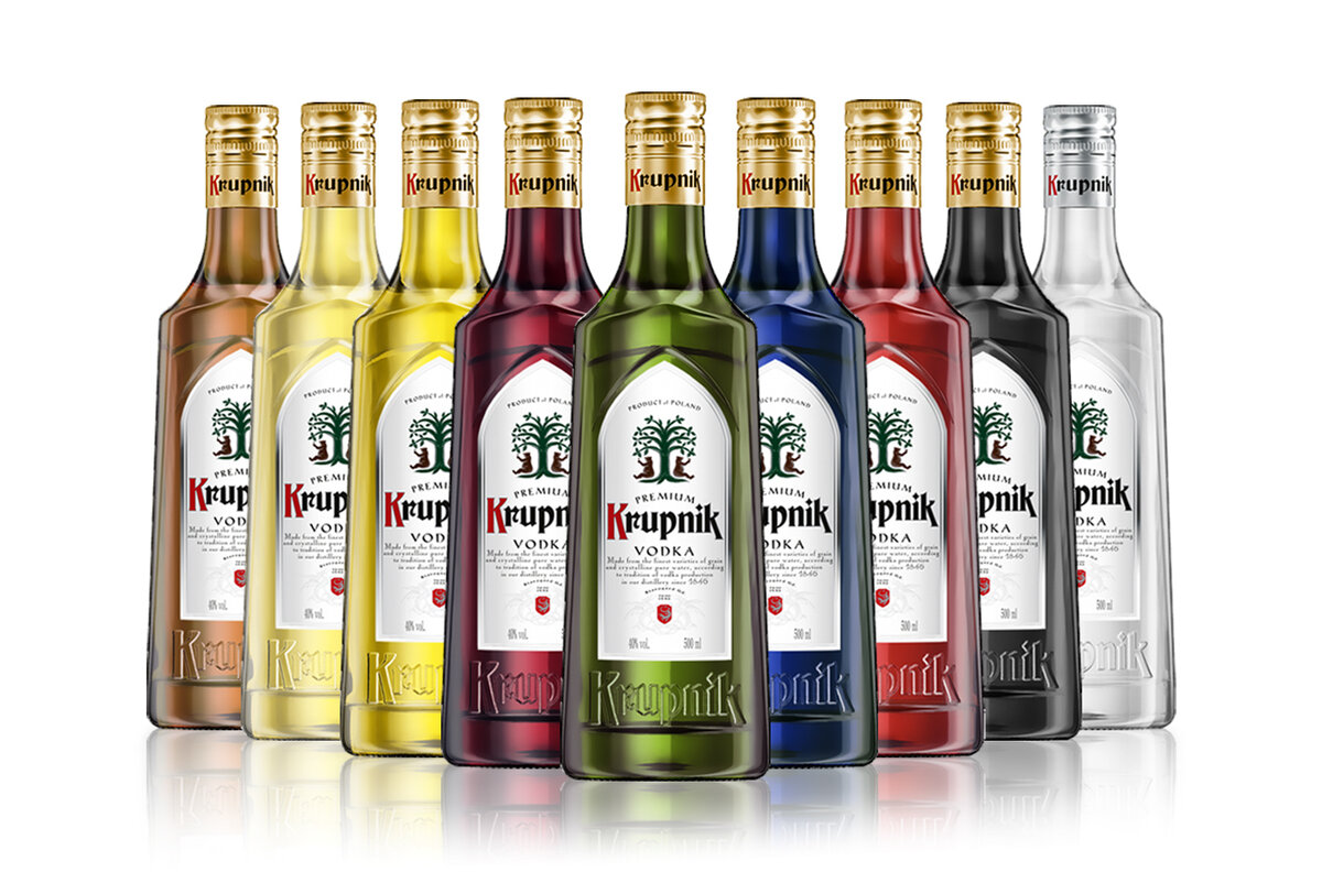 Десятку самых продаваемых водок в мире замыкает польская «Krupnik» от «Belvédère» с ежегодным объемом производства 4,5 млн дал.