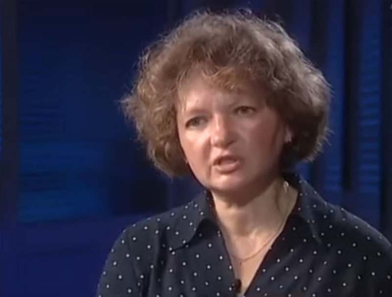 Марьяна Быкова. Фото: кадр из передачи «Леонид Быков. Арфы нет, возьмите бубен»