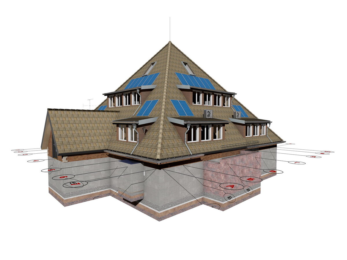 Проекты домов пирамидальной формы