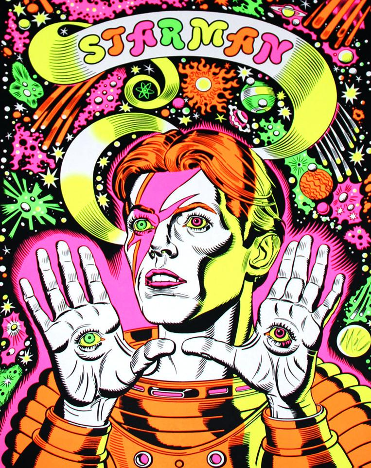 Боуи starman. David bowie starman. david bowie starman обложка. дэвида боуи starman альбом. дэвид боуи радуга.
