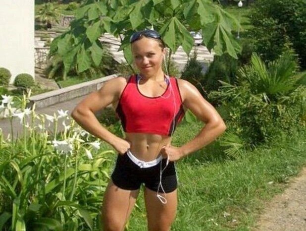 Наталия в самом начале спортивной карьеры