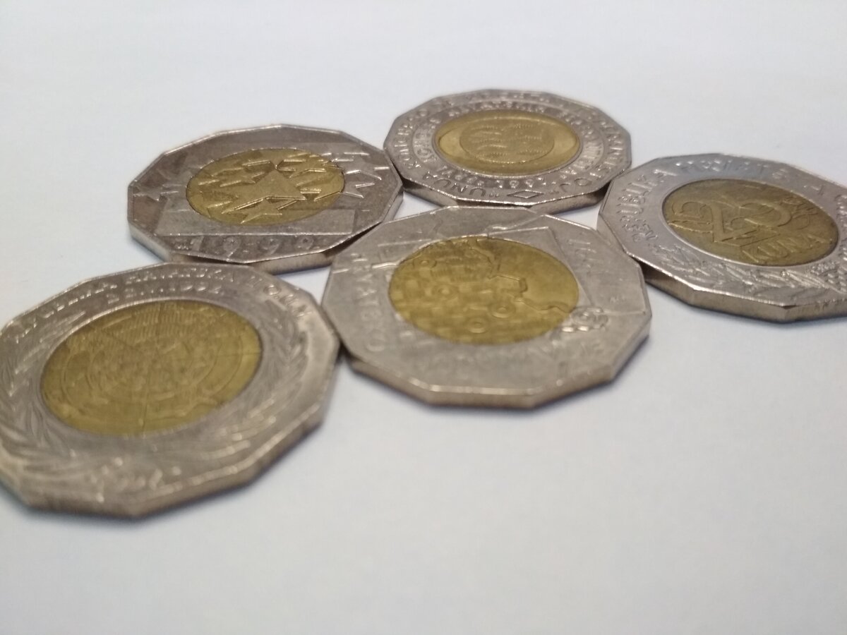 Многогранные биметаллические монеты Хорватии