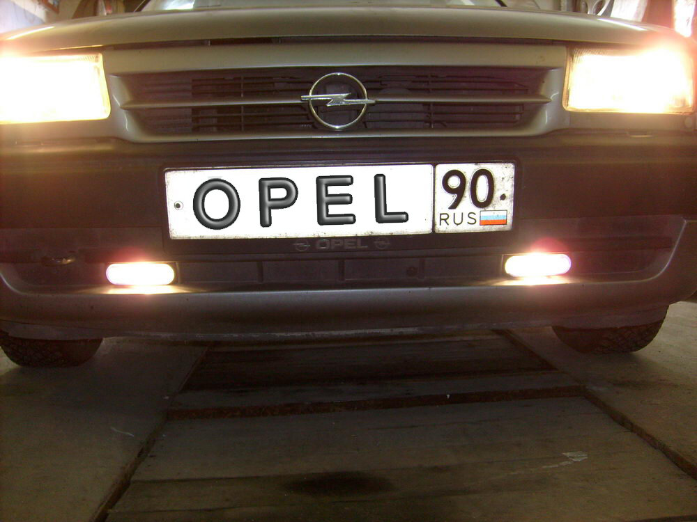 ПТФ, установка в бампер своими руками.