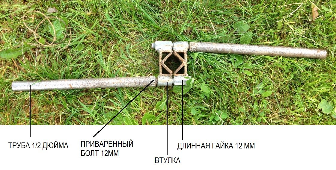 Бур для абиссинской скважины чертеж