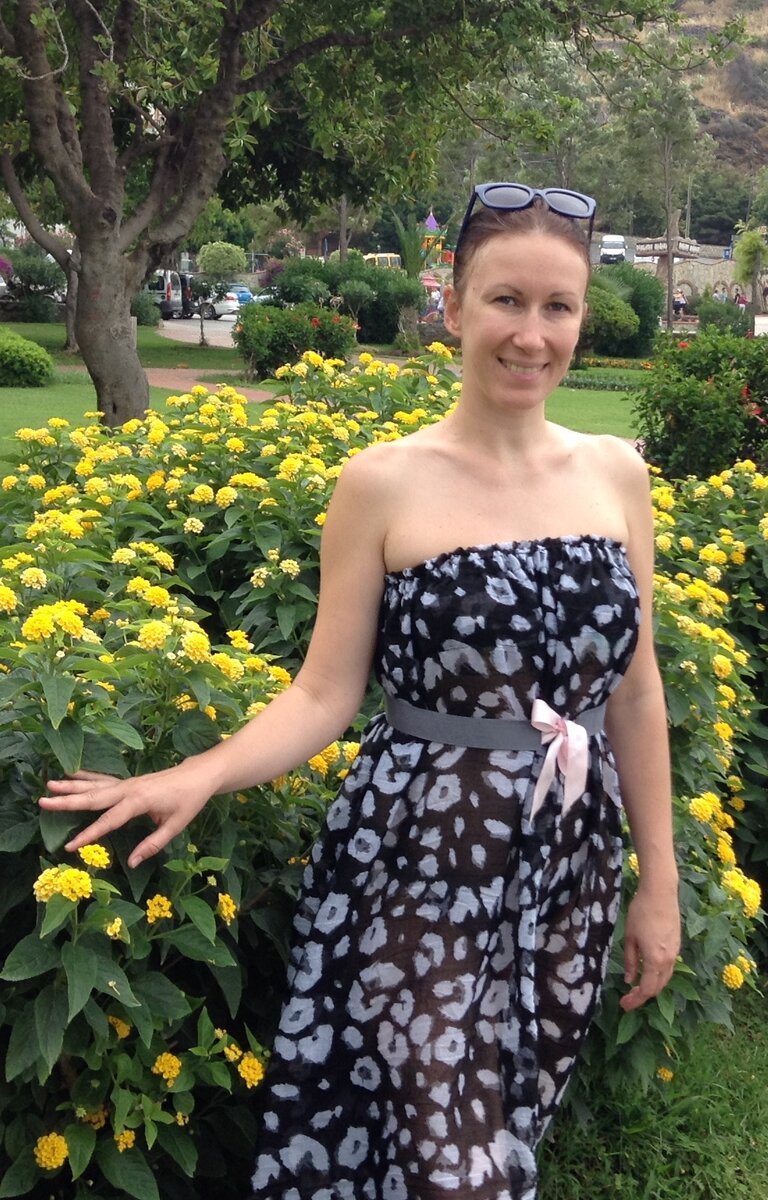 Платье-сарафан из палантина